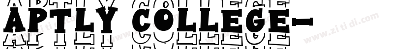 Aptly College字体转换
